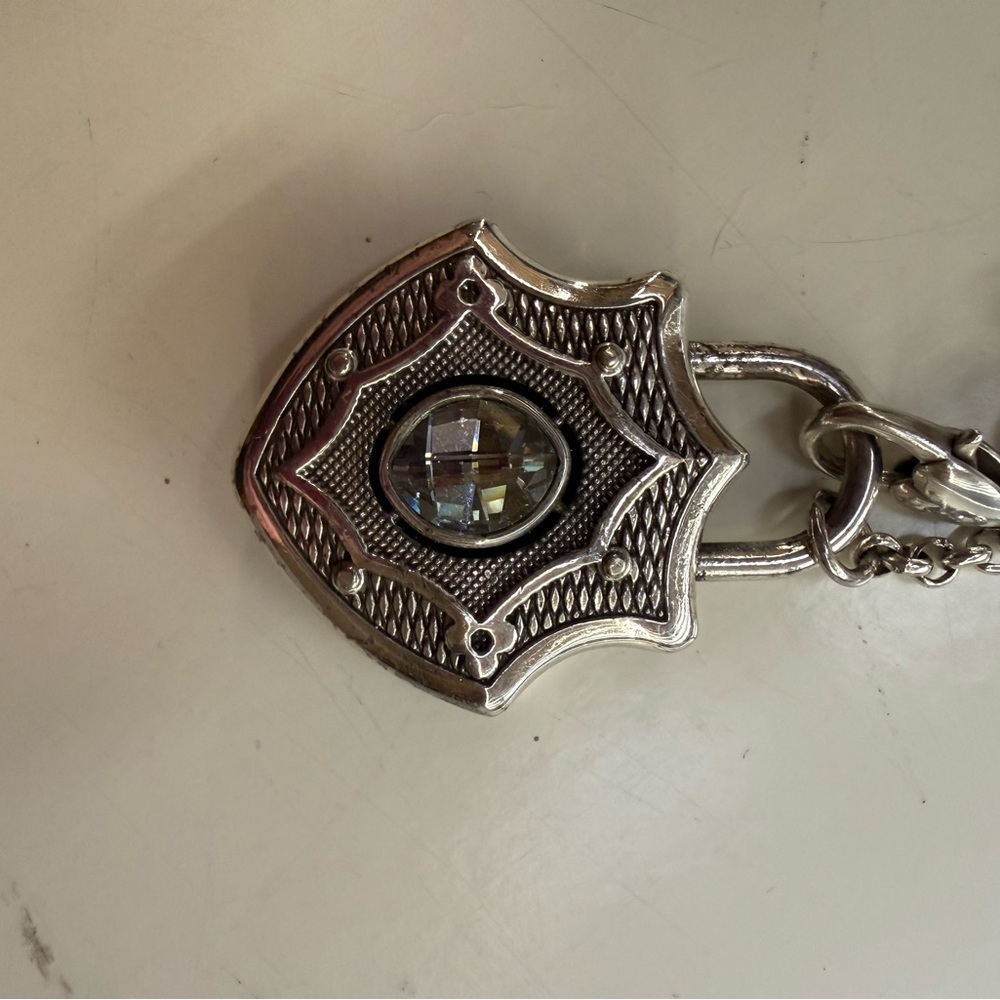 Brighton Silver Necklace with Blue Accent